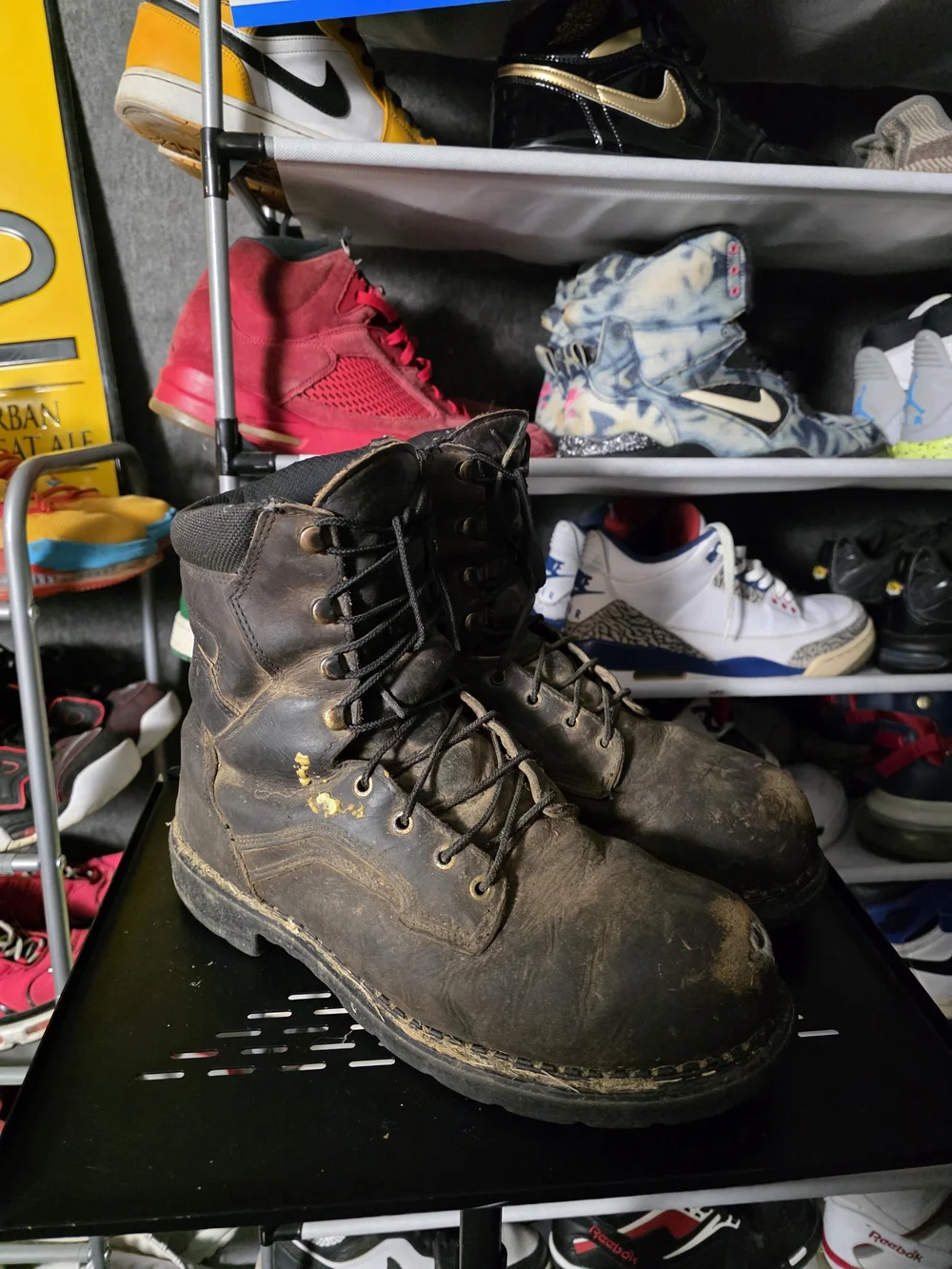 🔥 Red Wing Shoes Men's Size 11.5 Brown Lace-Up High-Ankle Work Boots